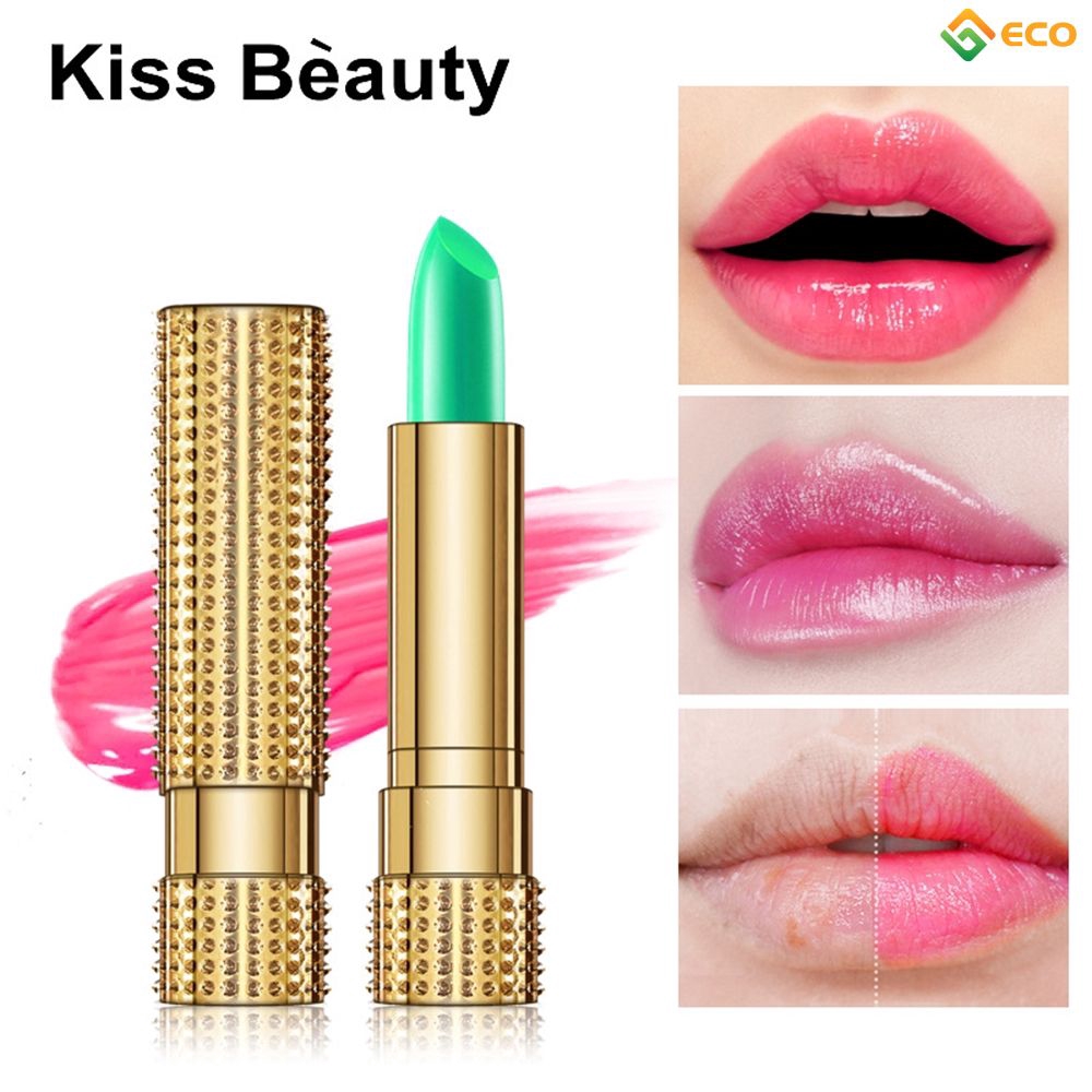 hỏi son dưỡng ẩm môi đổi màu theo nhiệt độ chứa chiết xuất lô hội hiệu KISS BEAUTY | BigBuy360 - bigbuy360.vn