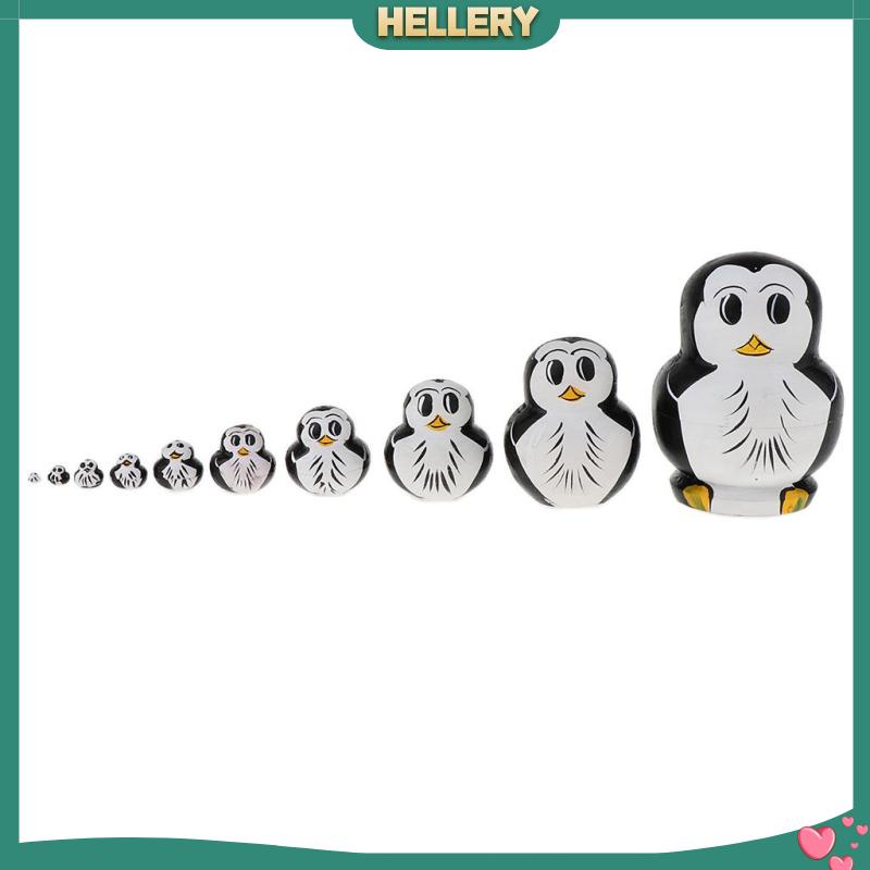 Bộ 10 Búp Bê Nga Matryoshka Bằng Gỗ