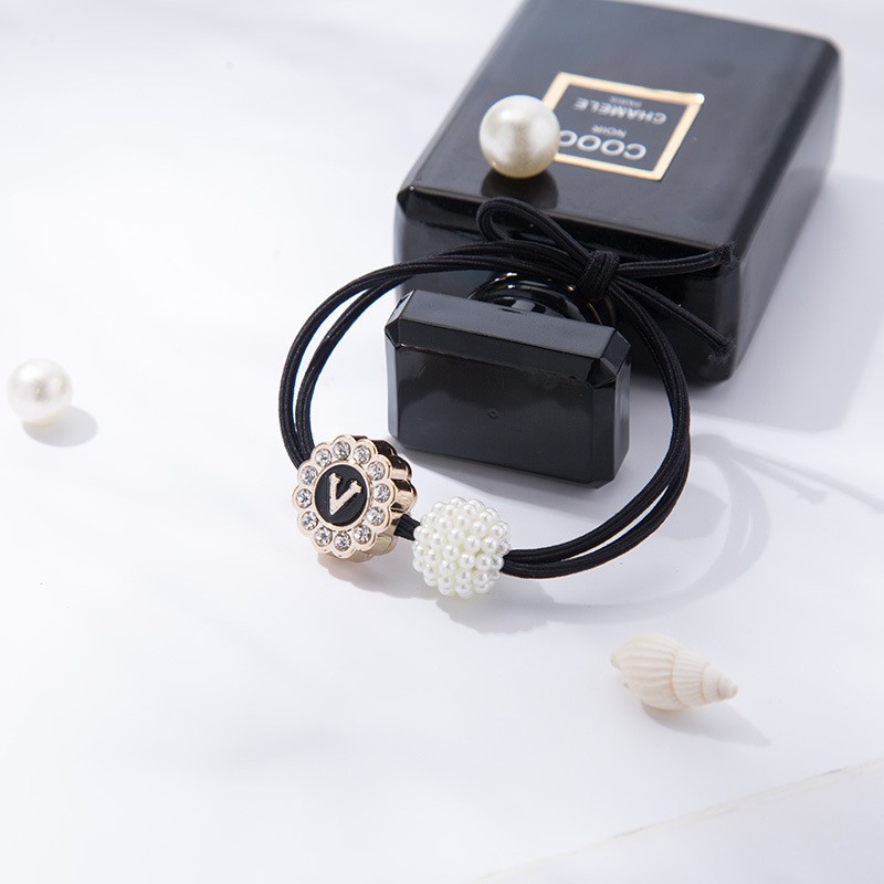 Dây buộc tóc đính đá co giãn đáng yêu dành cho nữ