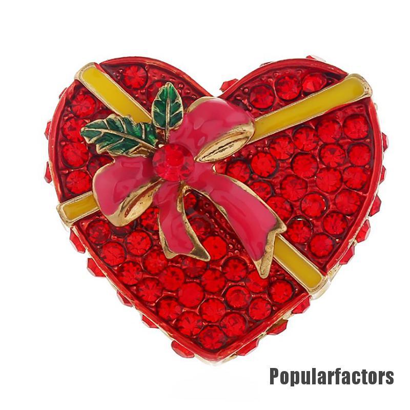 Ghim cài áo hình cây thông vòng hoa Giáng sinh