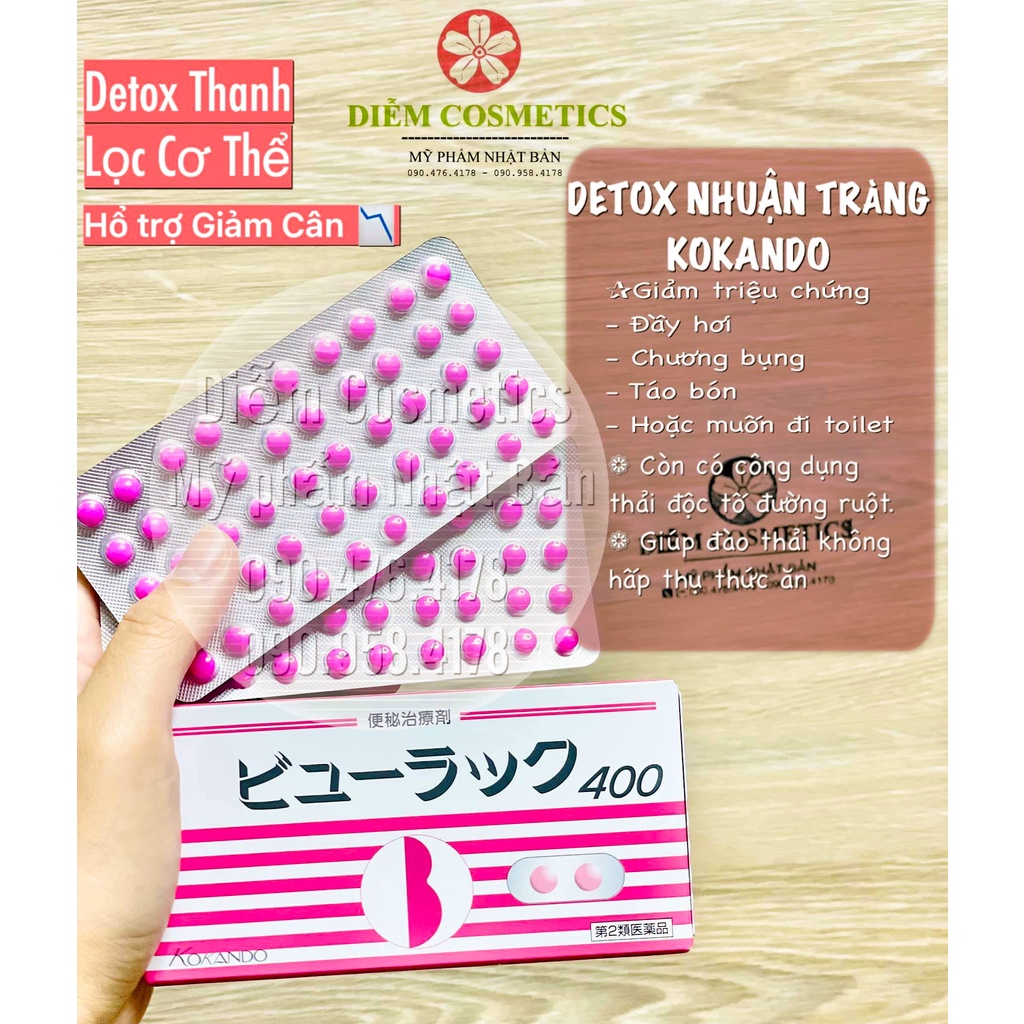 DETOX NHUẬN TRÀNG KOKANDO NHẬT HÀNG CHUẨN CAM KẾT CHÍNH HÃNG