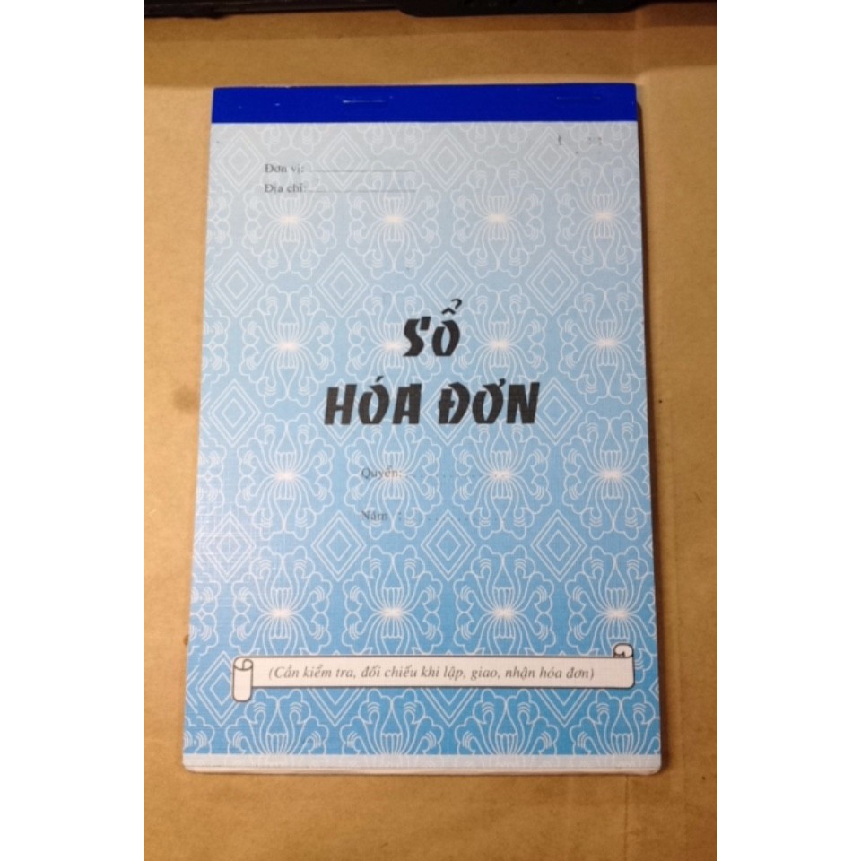 hóa đơn 2 liên :200k / 25 cuốn