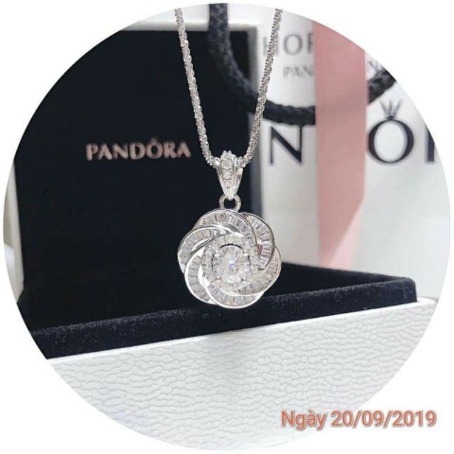 Vòng cổ bạc ý xi kim