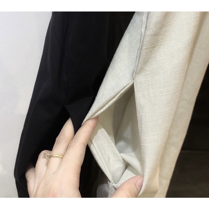 Đầm maxi hai dây linen - Đầm suông hai dây