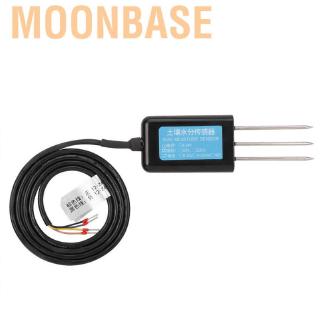 Moonbase Soil Moisture Sensor Humidity Temperature Electrical Conductivity Tester Meter RS485 Output
