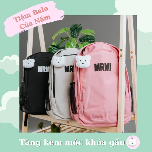 Balo Nữ Đi Học Ulzzang Hàn Quốc, Balo Thời Trang MRMI, Chất Vải Dù Poly Chống Thấm Nước [ Ảnh và Video Thật ]