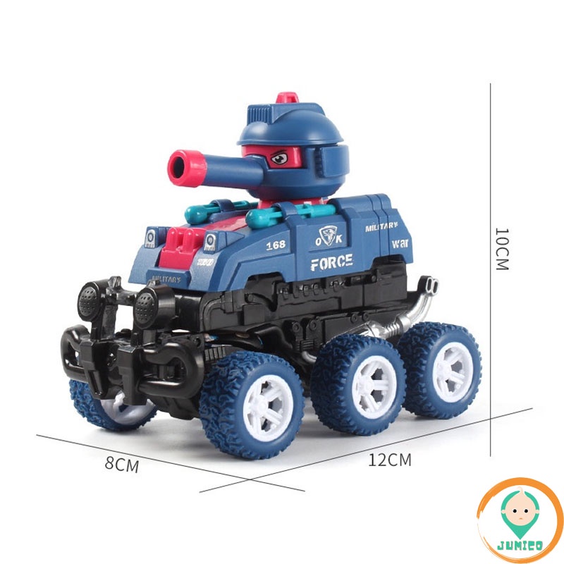 Đồ chơi trẻ em ô tô xe tăng biến hình phát triển trí tuệ vận động cho bé JUMICO OT3