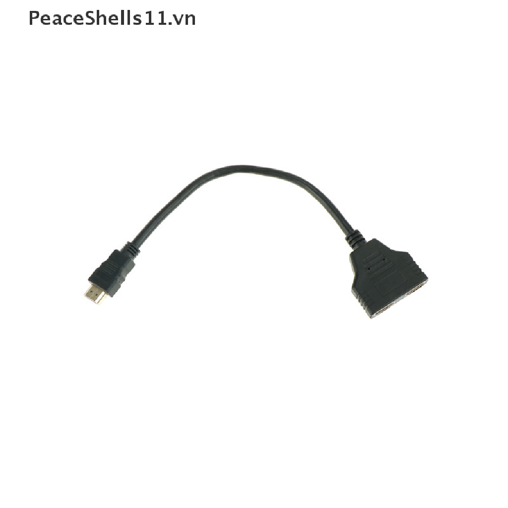 Dây Cáp Chuyển Đổi 1080P 2 Cổng HDMI 1 Trong 2Out Đực Sang Cái