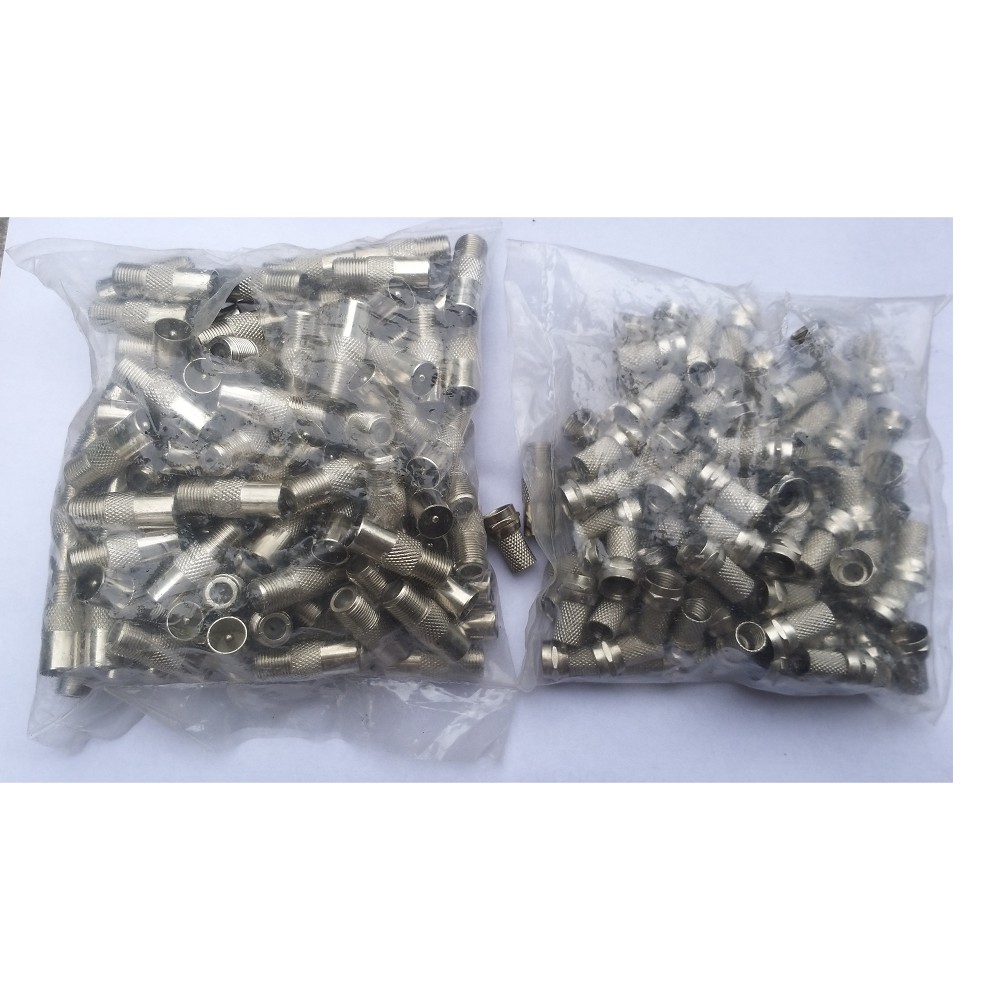 Combor 5 Cặp Jack nối  F5 dùng cho anten Tivi, camera, đầu thu kỹ thuật số, đầu thu truyền hình K+, Mytv....