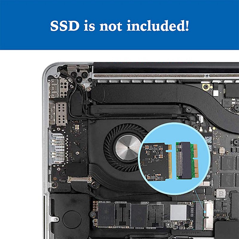 Bộ Chuyển Đổi M.2 Nvme Ssd Cho Macbook Air Pro 2013-2017 A1465 | BigBuy360 - bigbuy360.vn