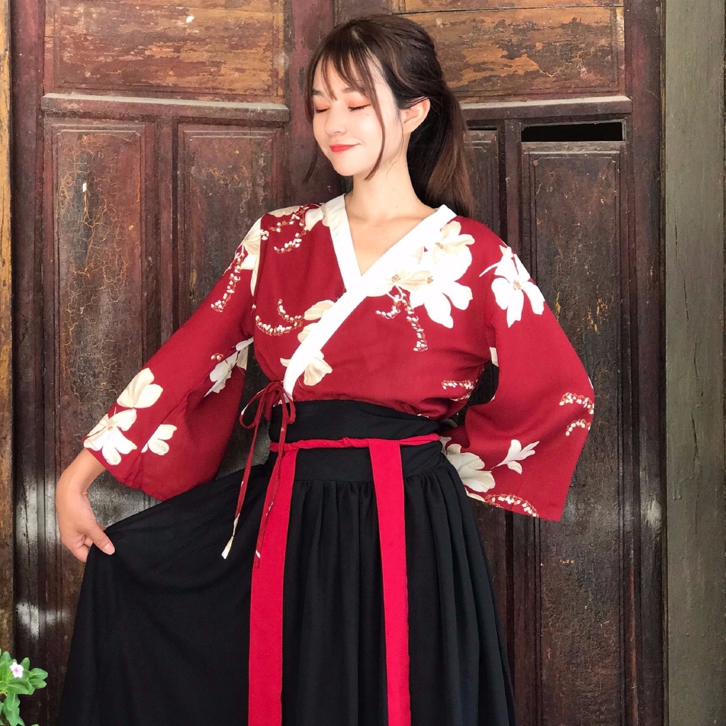 Chinese element jacket skirt daily Hanfu Republic of China students class service ancient style improved women's clothing costume Chinese style summer and autumn suit