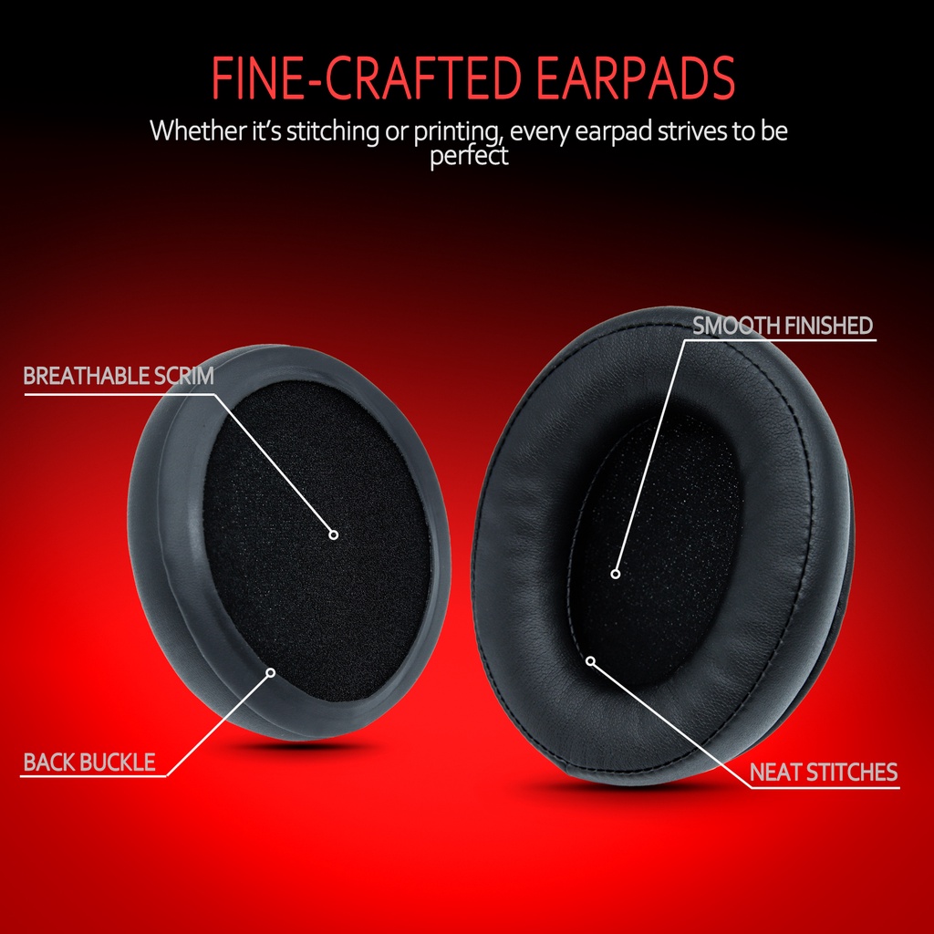 Krone Đệm Bọc Tai Nghe Chụp Tai hyperx 2 Thay Thế Chuyên Dụng Cho hyperx cloud alpha / 1 / 2 / alpha / alpha s / core / stinger / flight / mix