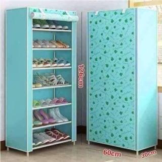 Tủ giày vải hoa văn 7 tầng