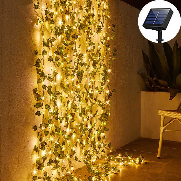10M đèn trang trí năm mới 100 dây ánh sáng LED dây ngoài trời đèn giáng sinh dẫn mây ánh sáng dây trang trí ngoài trời dây ánh sáng mặt trời