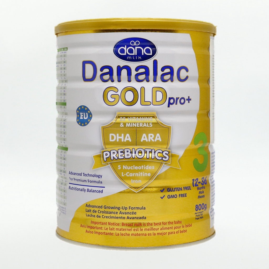 Sữa công thức Danalac Thụy Sĩ Gold pro+ 400gr và 800gr