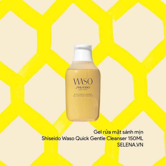 Gel rửa mặt sánh mịn Shiseido Waso Quick Gentle Cleanser 150ML 𝑯&𝑪