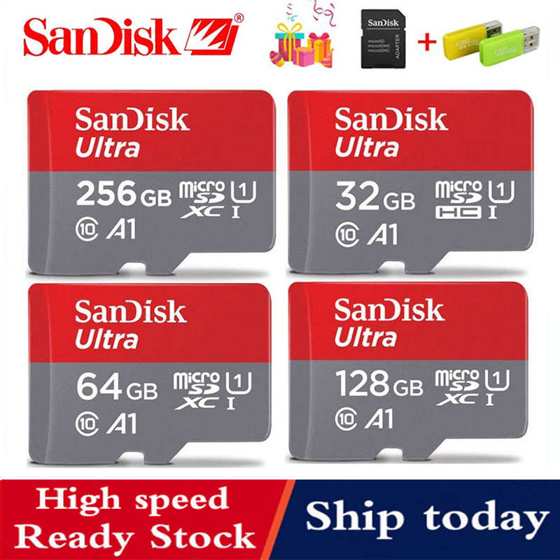 Thẻ Nhớ Micro Sd Sandisk 100mb / S Ultra A1 Class 10 32g / 64gb / 128gb / 256gb / 512gb