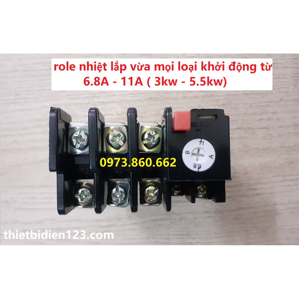 Relay Nhiệt lắp được với mọi loại contactor - role nhiệt loại tốt