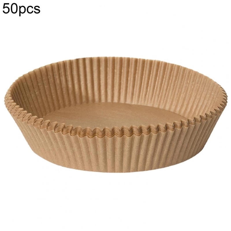 Set 50 giấy lót nướng bánh hình tròn chống dính thấm dầu