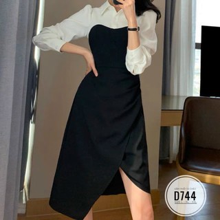 đầm phối tà chéo BIGSIZE