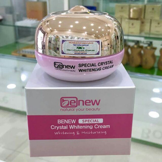 Kem dưỡng trắng da Hàn Quốc BENEW Special Crystal Whitening Cream