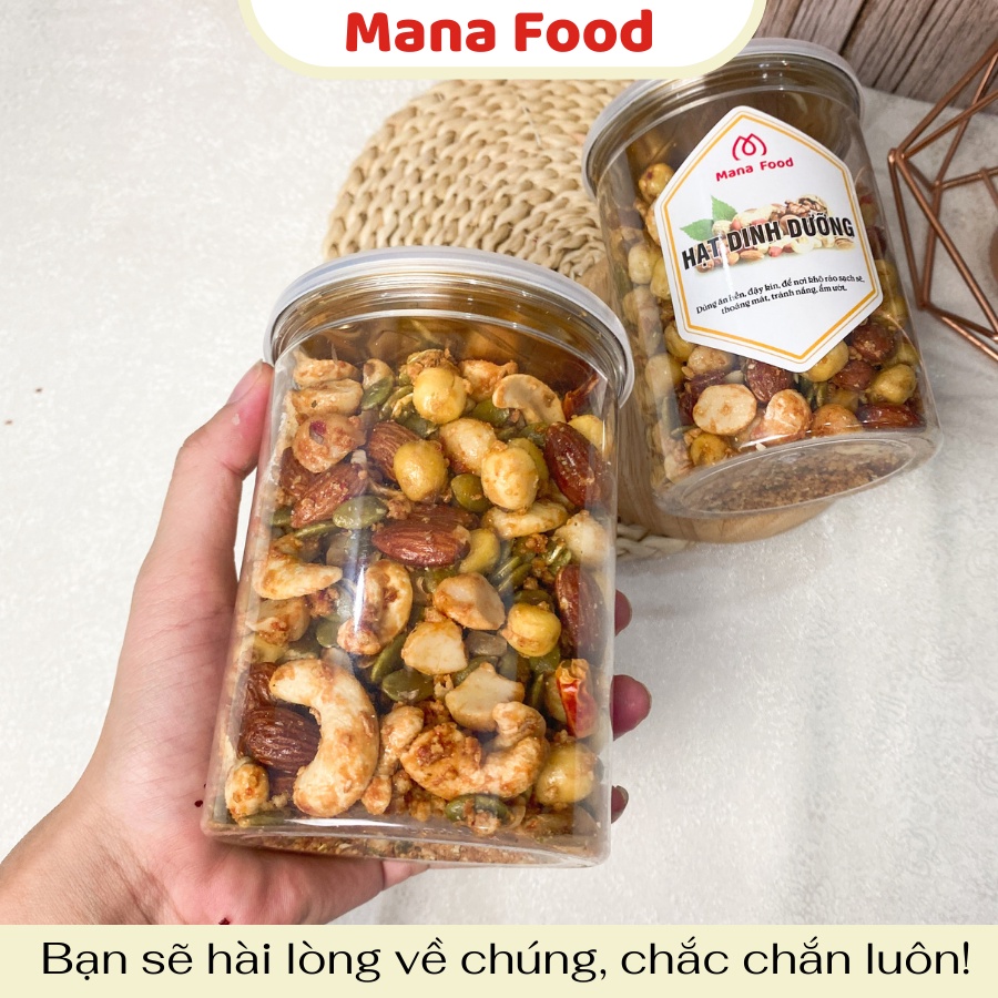 300G Hạt Dinh Dưỡng Sấy Tỏi Ớt Mix Mana Food | hạt dinh dưỡng, hạt mix