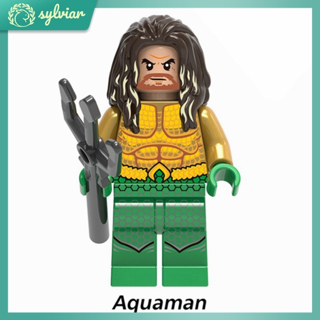 Mô Hình Đồ Chơi Lego Nhân Vật Siêu Anh Hùng Người Dơi Superman Aquaman Wonder Woman