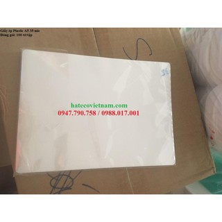 Giấy ép Plastic A5 35mic (KT 160x220mm)