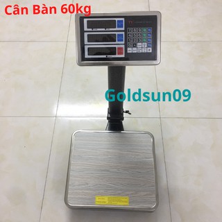 [ Sẵn Hàng ] Cân Tính Tiền Điện Tử Cân Bàn TIẾNG VIỆT Bán Hàng Siêu Thị,Hoa Quả,60kg-goldsun09