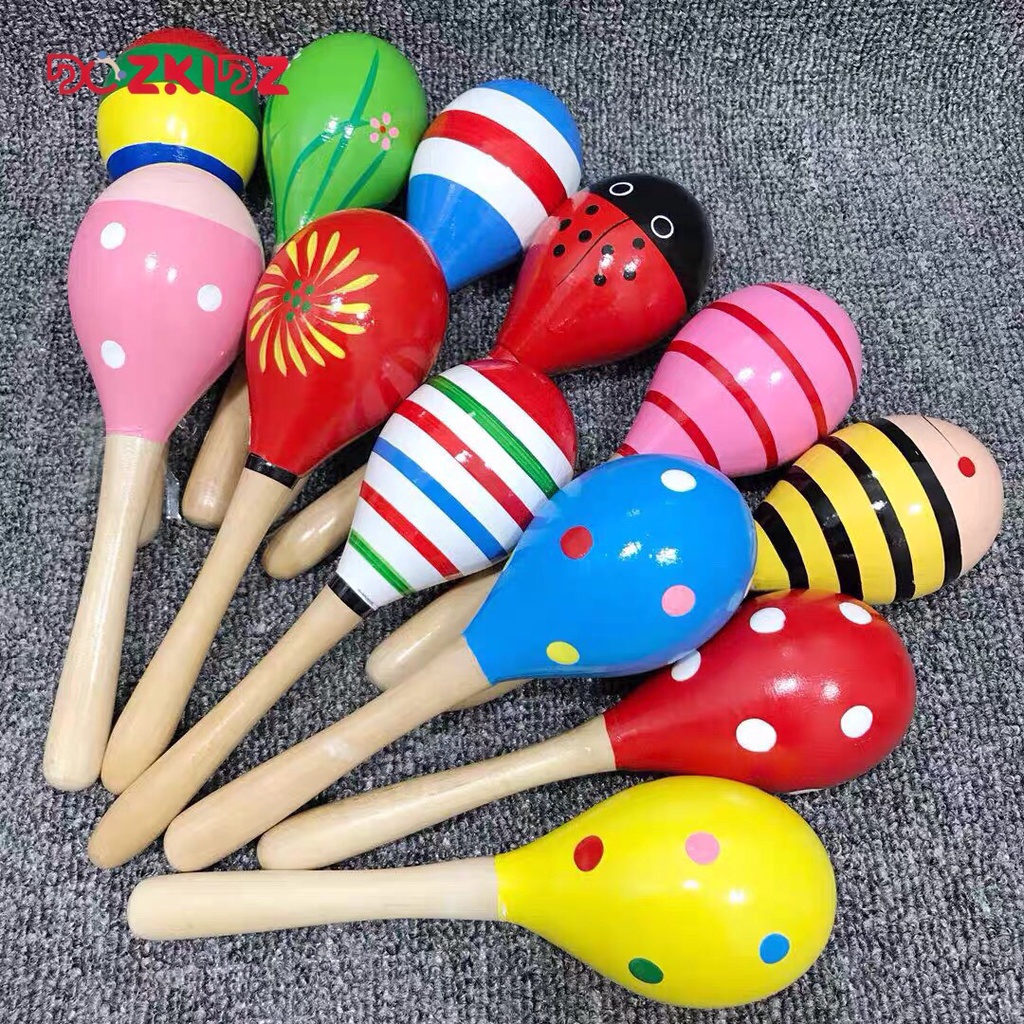 Đồ chơi âm nhạc các loại Maracas, phát triển cảm quan cho bé từ 0 tuổi trở lên - DOZKIDZ