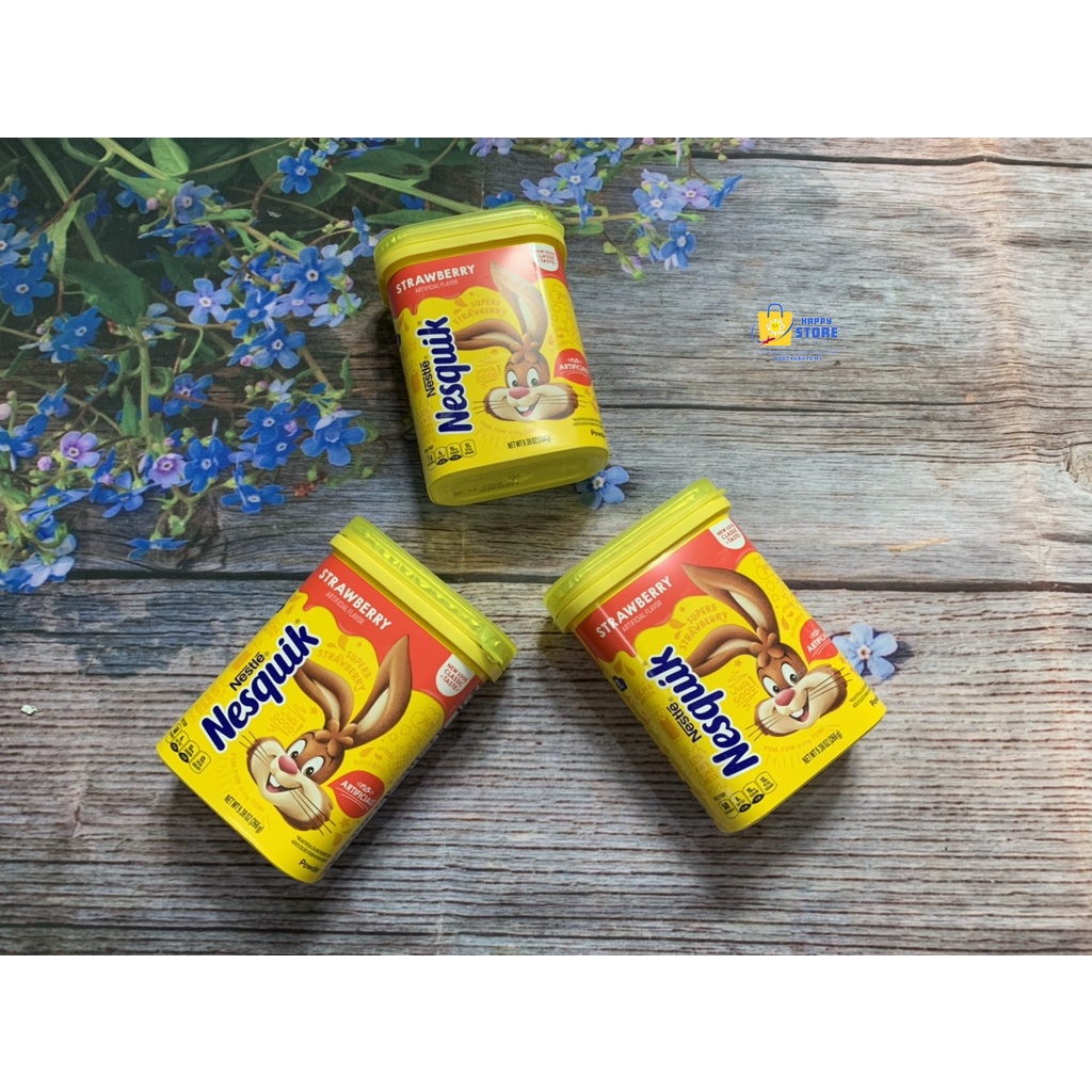 BỘT CACAO NESQUIK CHOCOLATE & STRAWBERRY 266GR