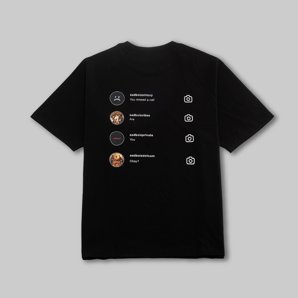 Áo thun SADBOIZ sadtagram FULLTAG unisex form rộng nam nữ