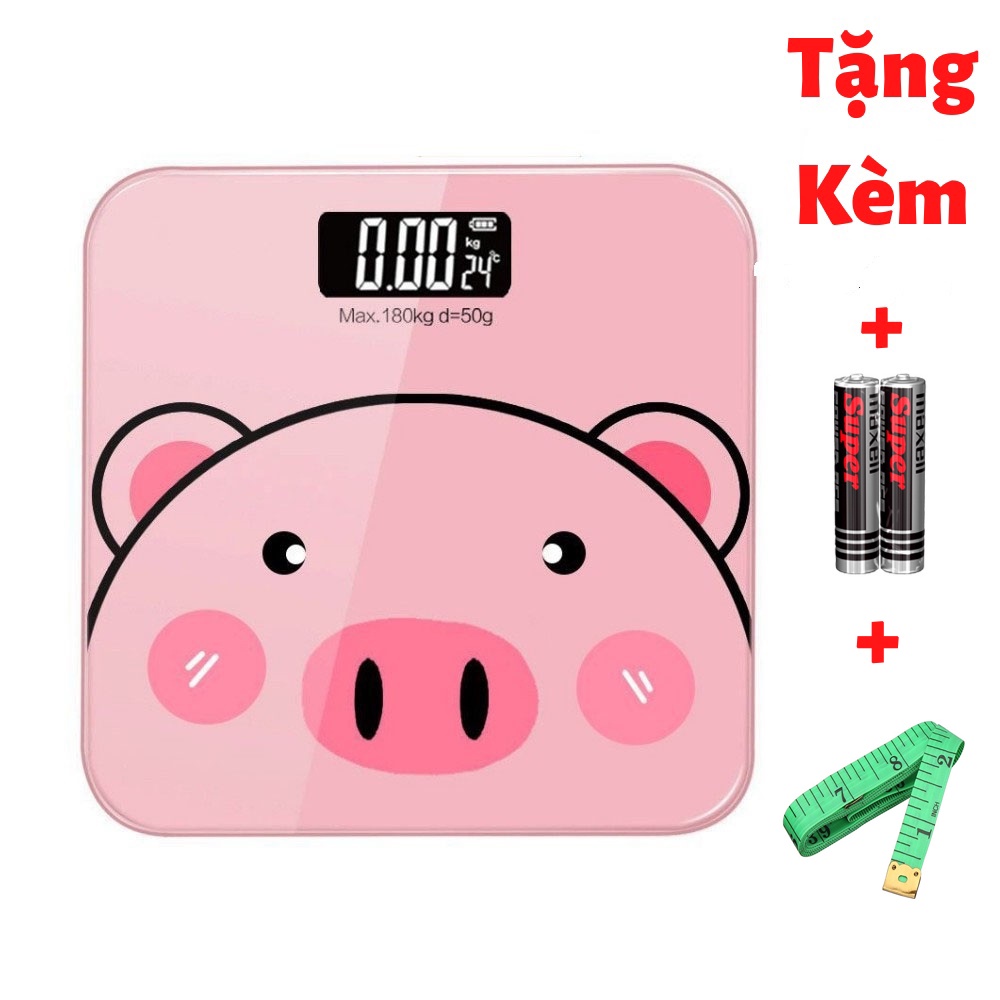 Cân điện tử sức khỏe - Cân điện tử gia đình mini tiện lợi, bền đẹp, độ chính xác cao- Bảo hành 12 tháng
