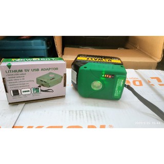 đế sạc pin điện thoại từ pin máy khoan .