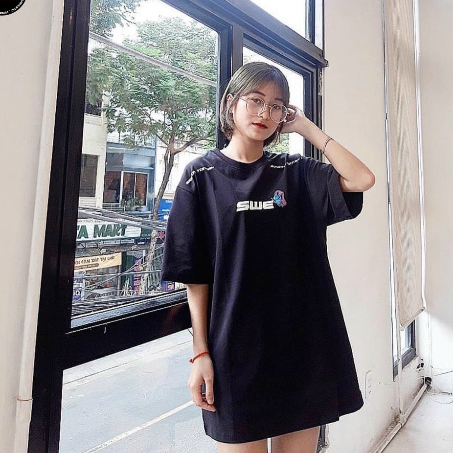 Áo thun tay lỡ form rộng unisex nam nữ mặc đều đẹp in hình 2 mặt hàng loại 1 bao đẹp