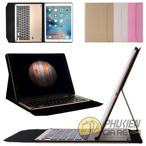 Bao da kèm bàn phím Bluetooth cho iPad Pro 11.0 inch 2018/2020/10.5/10.2/Gen 7/8/9.7/Air/Mini 1/2/3/4/5 có khay đựng bút