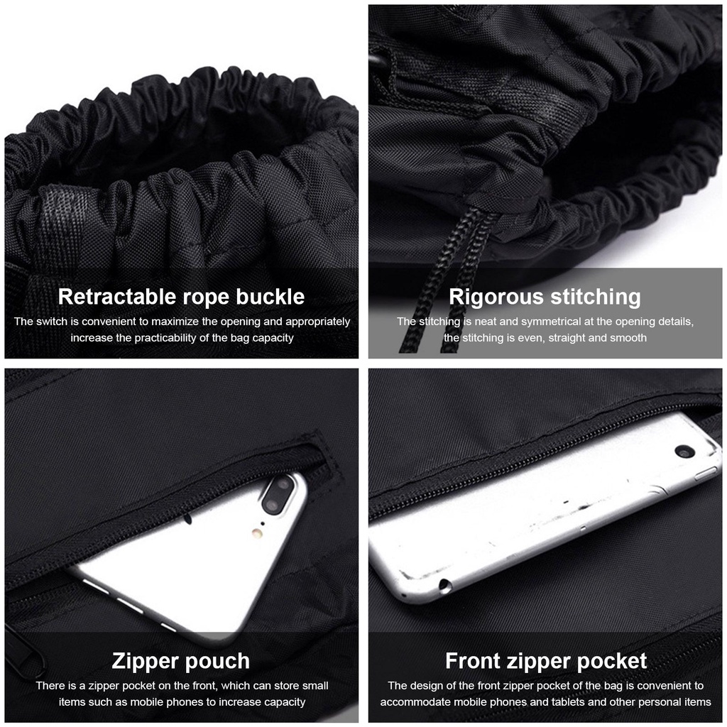 Ba Lô Dây Rút Chống Nước Bền Bỉ Dùng Để Đựng Bóng Rổ Và Bóng Chuyền Cho Bé Trai