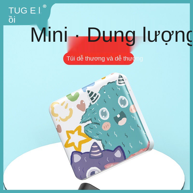 sạc nhanh mini lồi Dung lượng kho báu 10000 mAh Điện thoại di động Apple vivOPPO đa năng