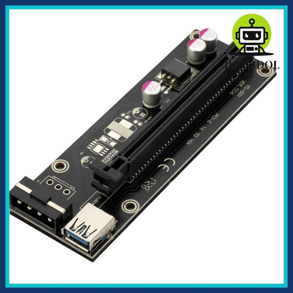 Dây cáp mở rộng VER006/C Pci-e 1x sang 16x Sata cho đồ họa | BigBuy360 - bigbuy360.vn