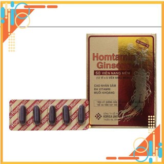 ✅ Viên Uống HOMTAMIN GINSENG(60 Viên)