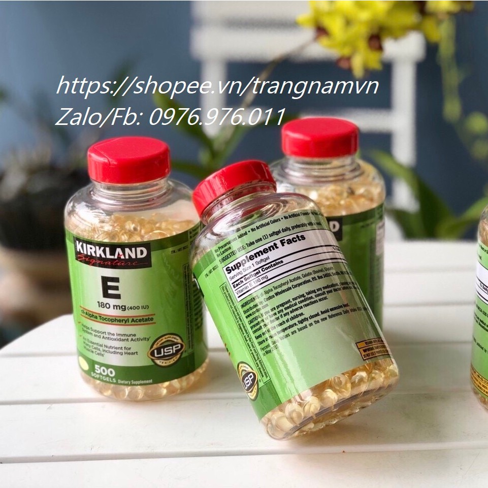 VITAMIN E KIRKLAND CỦA MỸ 500 VIÊN