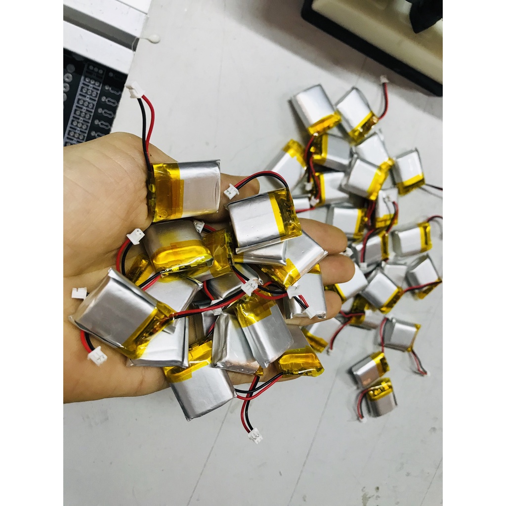 Pin lithium polymer coban 3.7V tinh khiết kèm mạch bảo vệ