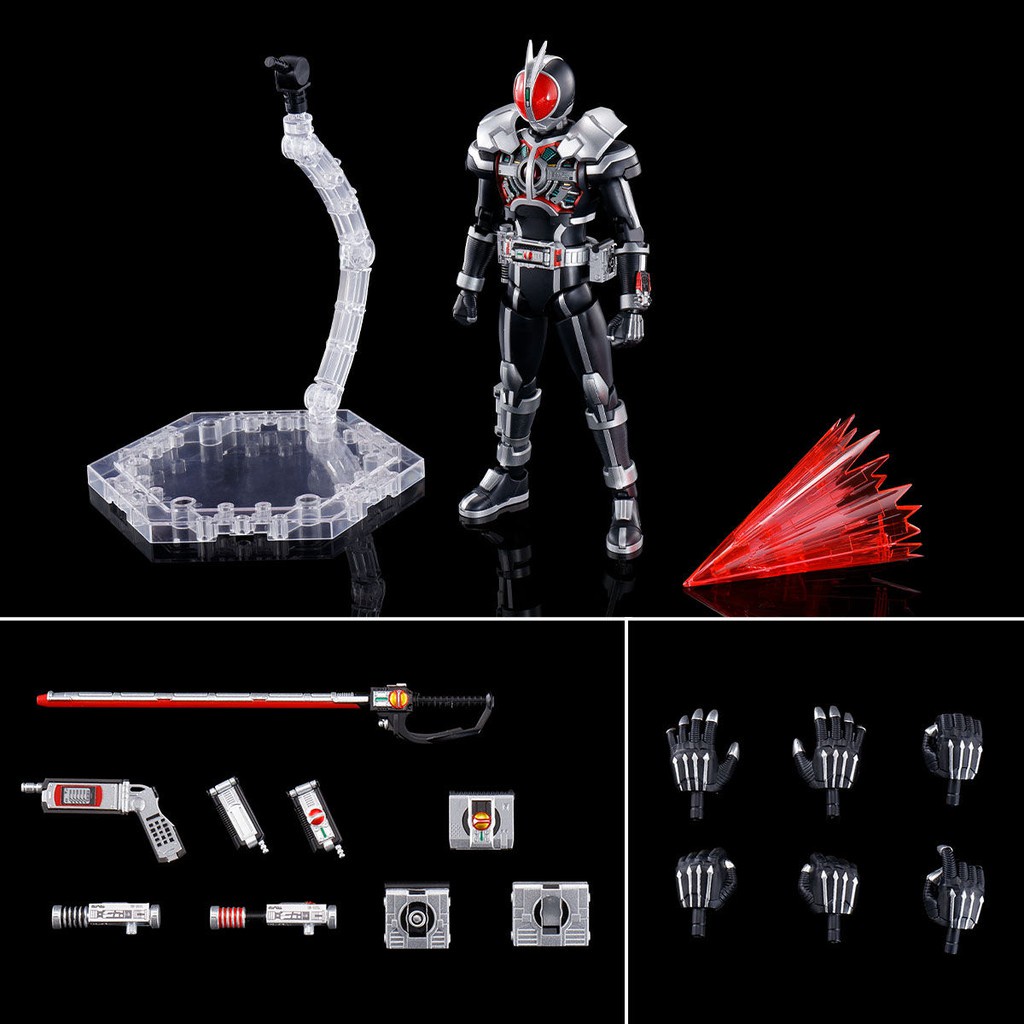 Mô Hình Lắp Ráp Figure-rise Standard Kamen Rider Faiz Axel Form Bandai Đồ Chơi Tokusatsu Nhật