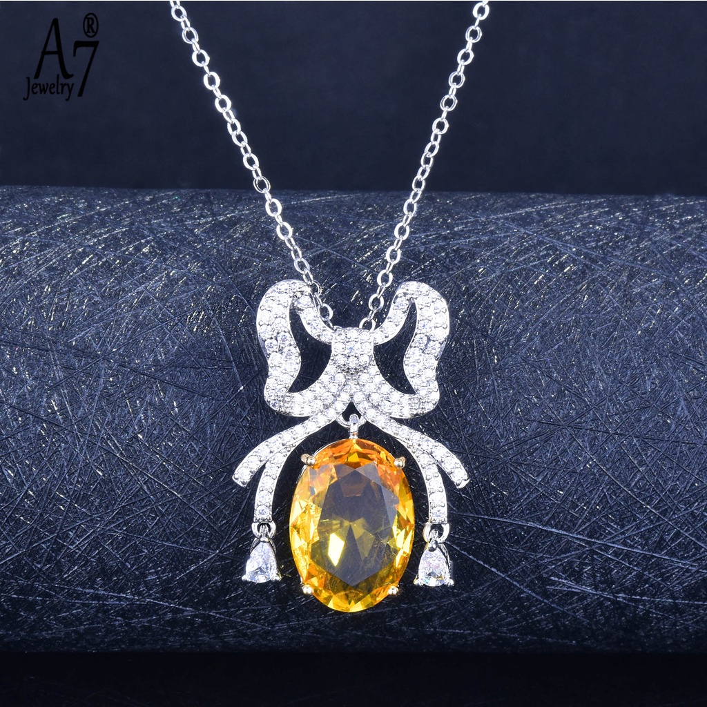 Vòng cổ Đính Đá Kim Cương Toàn Bộ A7