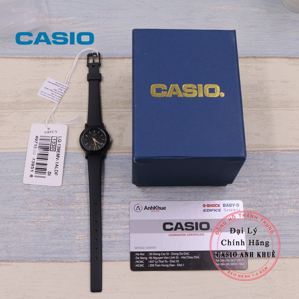 Đồng hồ nữ Casio LQ-139EMV-1ALDF dây nhựa