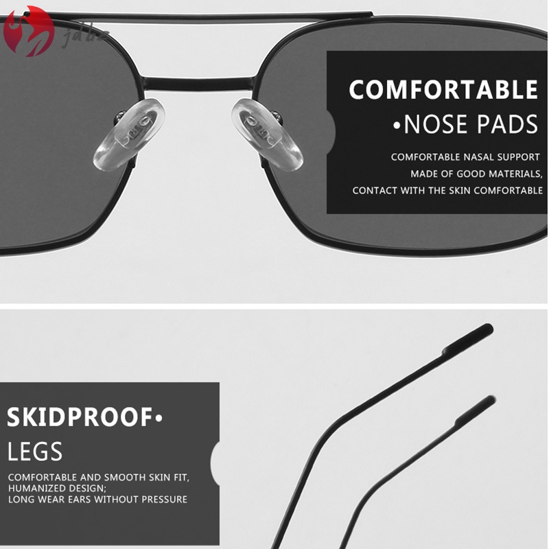 Kính Mát Gọng Kim Loại Siêu Nhẹ Nhỏ Gọn Thời Trang Cho Nam Nữ