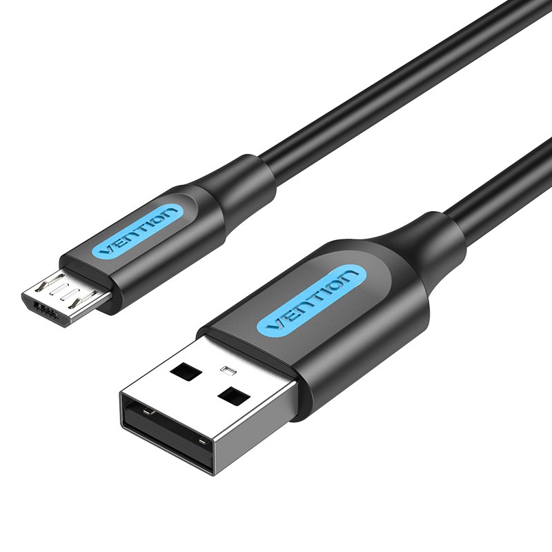 Cáp Vention đầu Micro USB 2A sang USB 2.0 sạc nhanh, truyền dữ liệu cho Android