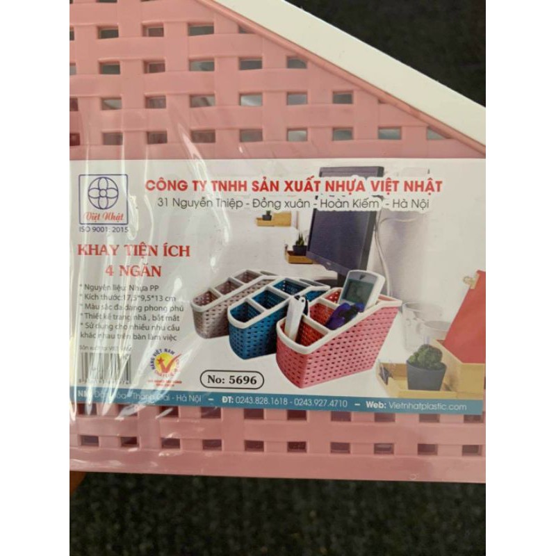 khay tiện lợi 4 ngăn kt 17x9x13cm