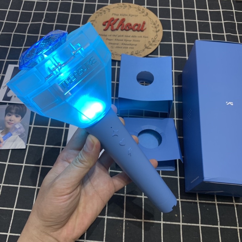 TẶNG 1 card pre] Gậy cổ vũ Lightstick TREASURE hàng official hàng chính hãng