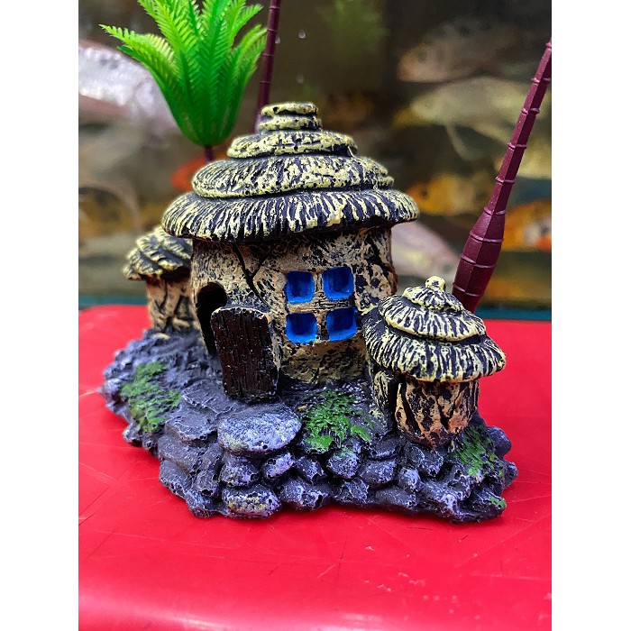 TIỂU CẢNH TRANG TRÍ HỒ CÁ NON BỘ 12X8X18CM